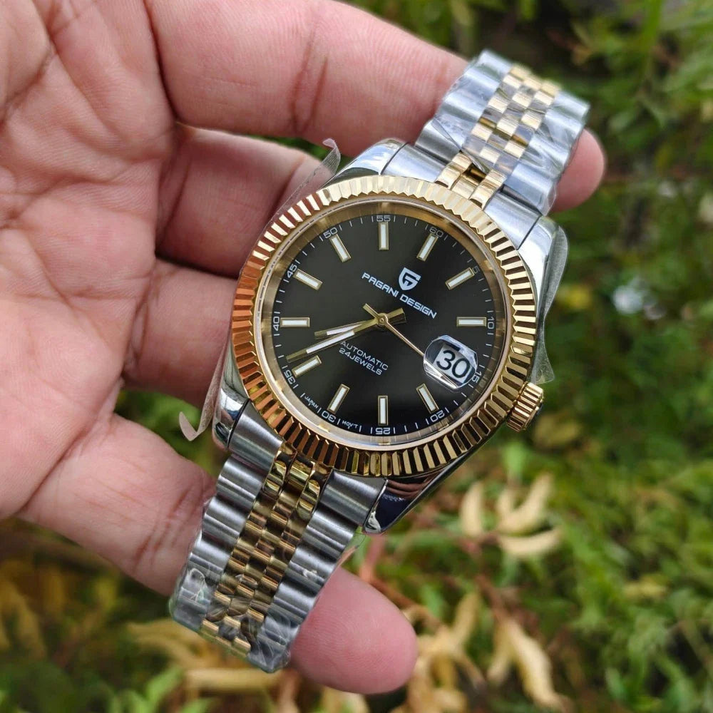 2025 New PAGANI DESIGN DD40 Two Tone Men Watches Mechanical Top Brand Luxury Automatic Watch Men 100M Waterproof Watches For Men